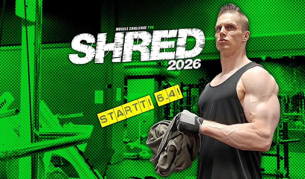 SHRED 2026 by Muscle Academy Oy